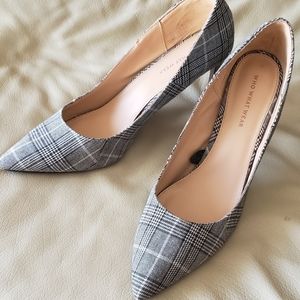Who What Wear plaid heels size 11